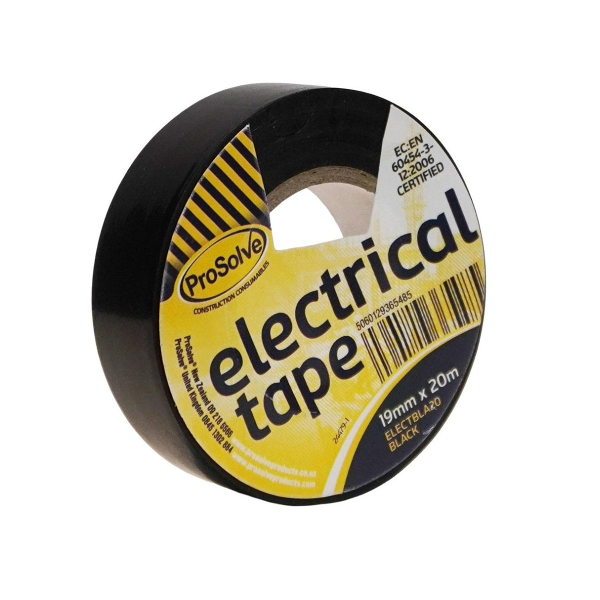 ProSolve ELECTBLA20 Electrical Tape 19mm x 20m (Black)