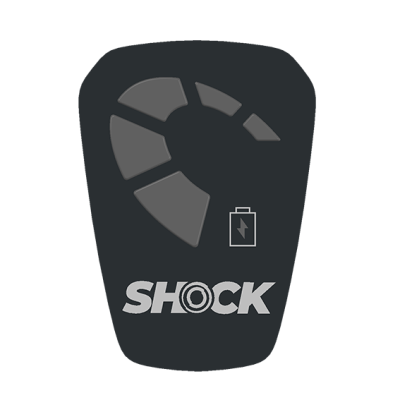 Motorscrubber Shock Battery Level Indicator