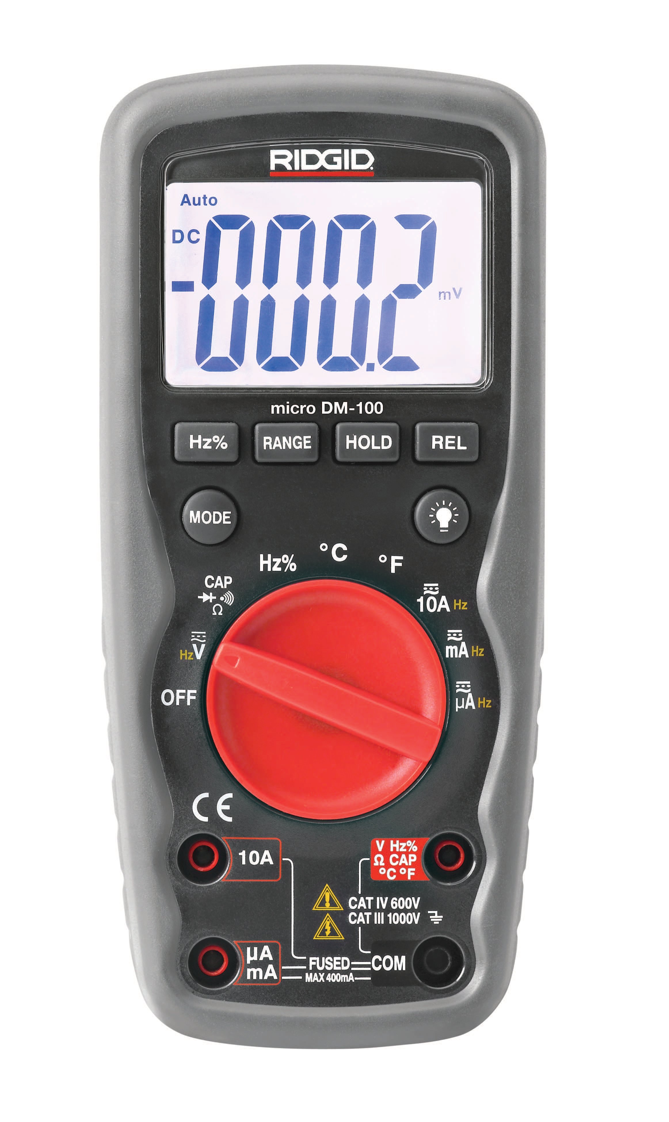 RIDGID Digital Multimeter micro DM-100  IP67 housing