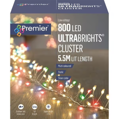 800 LED L/V Ultrabright Multi-Coloured