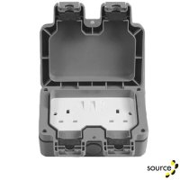 Source SGDEOD2G | 13A IP65 2G Outdoor Socket