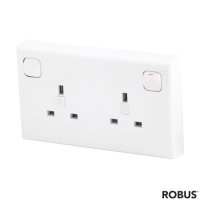 Robus LEDRKC2S | 13A Socket Duplicator Switched