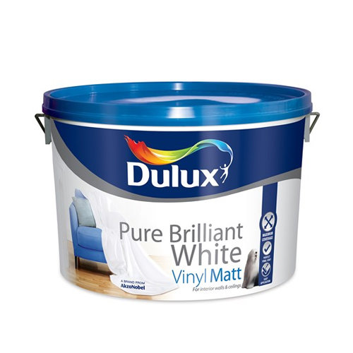 Buy Dulux Vinyl Soft Sheen Pure Brilliant White 10L Online Tadhg O