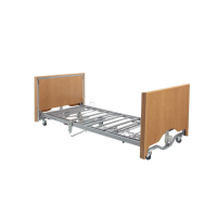 Care Home Casa Elite Low Height Bed, Beech, Without Side Rails