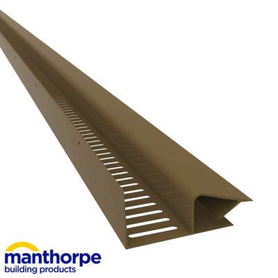 Soffit Strip 10000mm2 Airflow Brown 2.44m