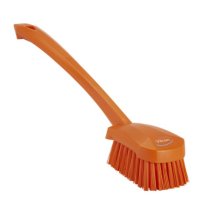 Vikan Long Handled Washing Brush with Stiff Bristles 415mm