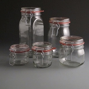 Glass Clip Top Kilner/Storage Jars