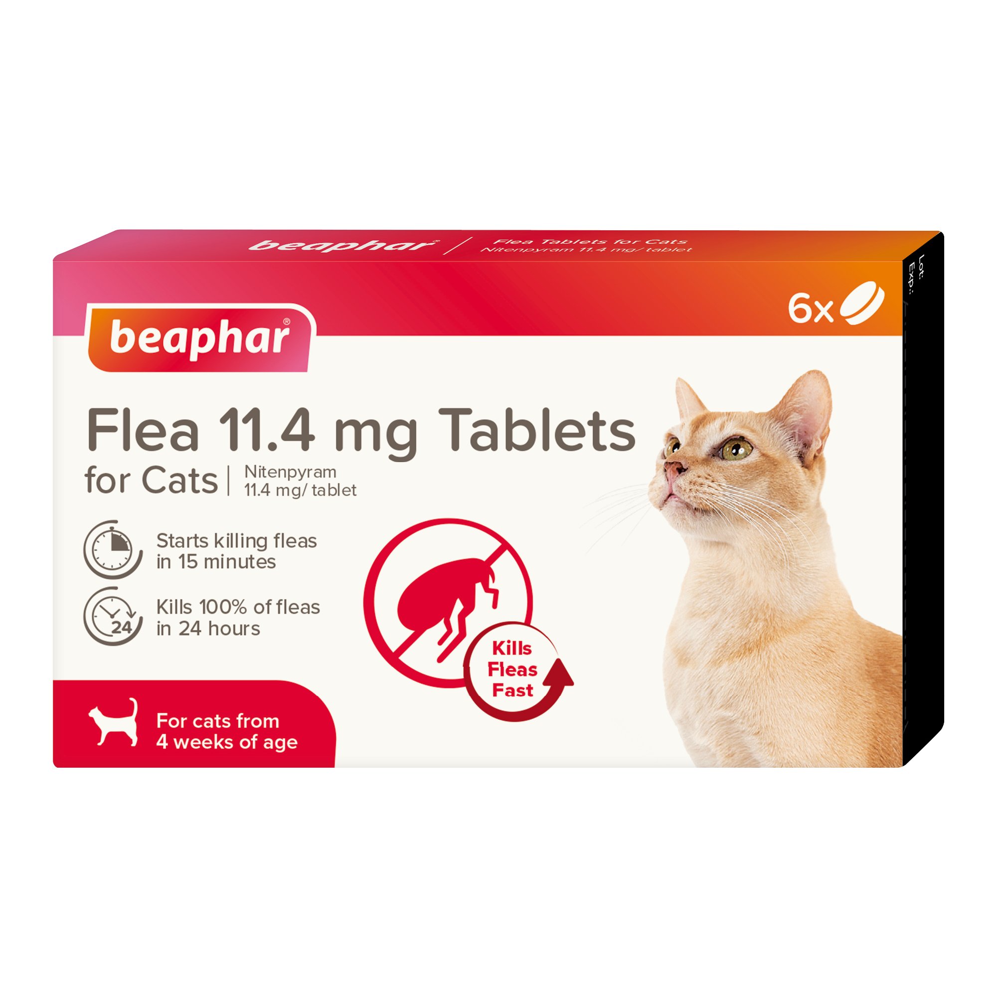 Beaphar Cat Flea Tablets 6 tab x 1