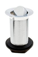 Tucker French 1 1/4" Flip Plug Unslotted Basin Waste Chrome