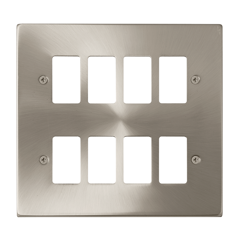 Click Deco 8G Gridpro Plate Satin Chrome VPSC20508