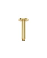 SYNC ROUND CEILING SHOWER ARM 200MM BRUSHED GOLD