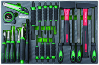 23PCS Hammer, Punch, Chisel & Plier Set