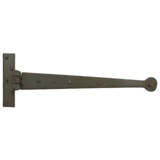33184 - Beeswax 15 Inch Penny End T Hinge (Pair)