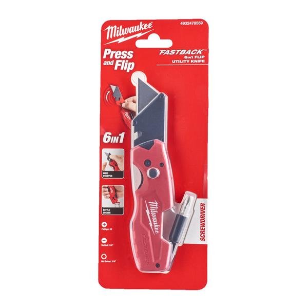 Milwaukee Fastback 6in1 Utility Knife 4932478559