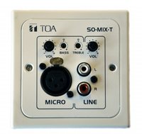 TOA SO-MIX-T | Wall Mount Mixer Panel