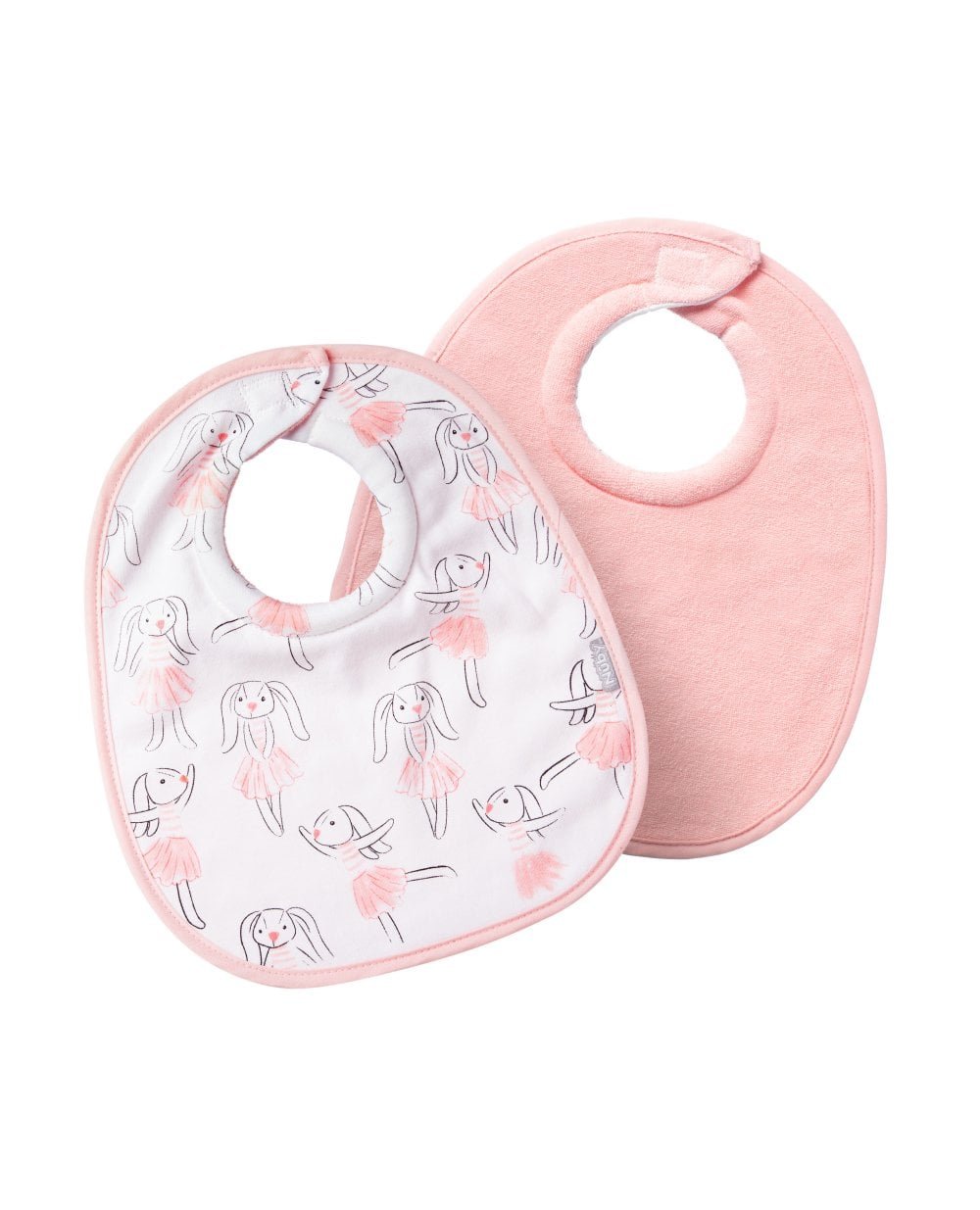 Nuby Snug N Dry Super Soft Organic Bibs Twin Pack 0 Months