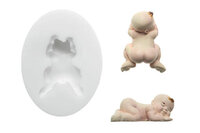 Mould, Sleeping Baby 48x 35mm