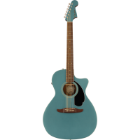 Fender Newporter Player Electro Acoustic Guitar, Tidelpool with Walnut Fingerboard