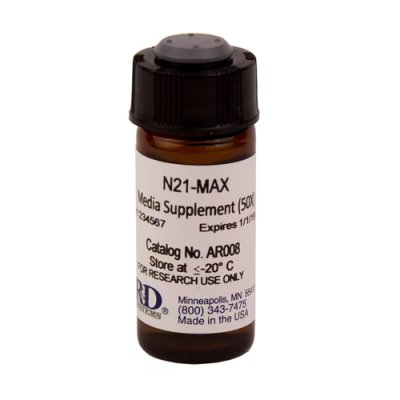 Stem Cells, N21-MAX Insulin Free Media Supplement (50X), 10 mL