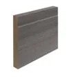 Basalt Grey Laminate Skirting 130mm x 16mm x 3m (Pack Of 5)