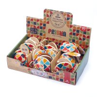 Wooden Colorful Castanet 6×2.5cm - CDU of 12