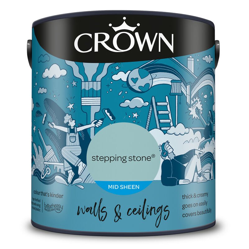 CROWN CR MID SHEEN STEP STONE 2.5L