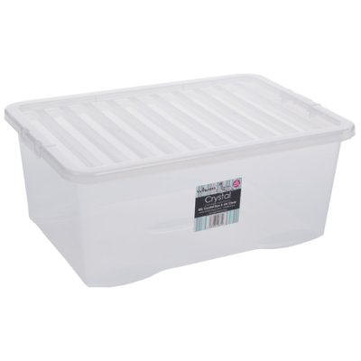 Crystal 45L Storage Box & Lid