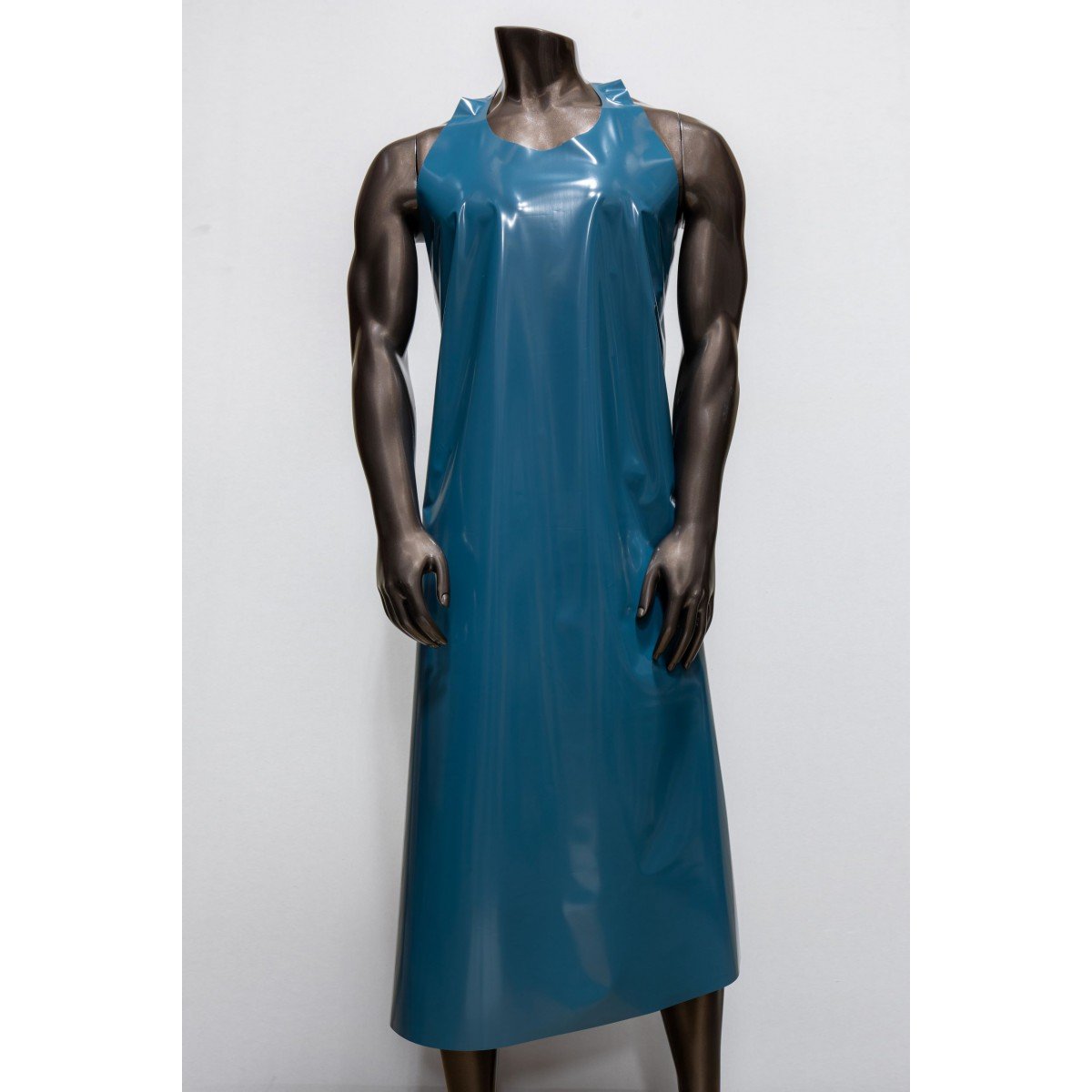 Top Dog PU Gown with stomach patch - Dark Blue XL