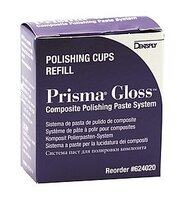 Dentsply Sirona Prisma Gloss Polishing Cups Refill X 100 & 1 Mandrel