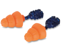 TRI Flange Reusable Earplug Orange Box 200 (SNR 34) (Push to Fit)