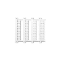 093.48 Finder Sheet of 48 marker tags (6x 10mm)