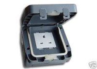 SCHNEIDER IP66 WATERPROOF SINGLE 13A SOCKET