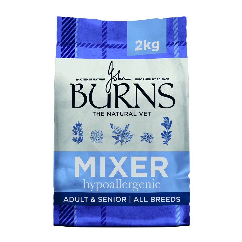Burns Adult Dog Hypo Allergenic Mixer Dry Food 2kg