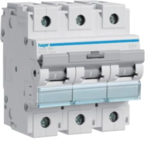 Hager 125A T/P B Curve 15Ka MCB HMB399