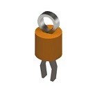 Compact PCB Test points Compact  Orange