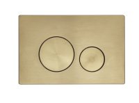 ROUND FLUSH PLATE - BRUSHED BRASS