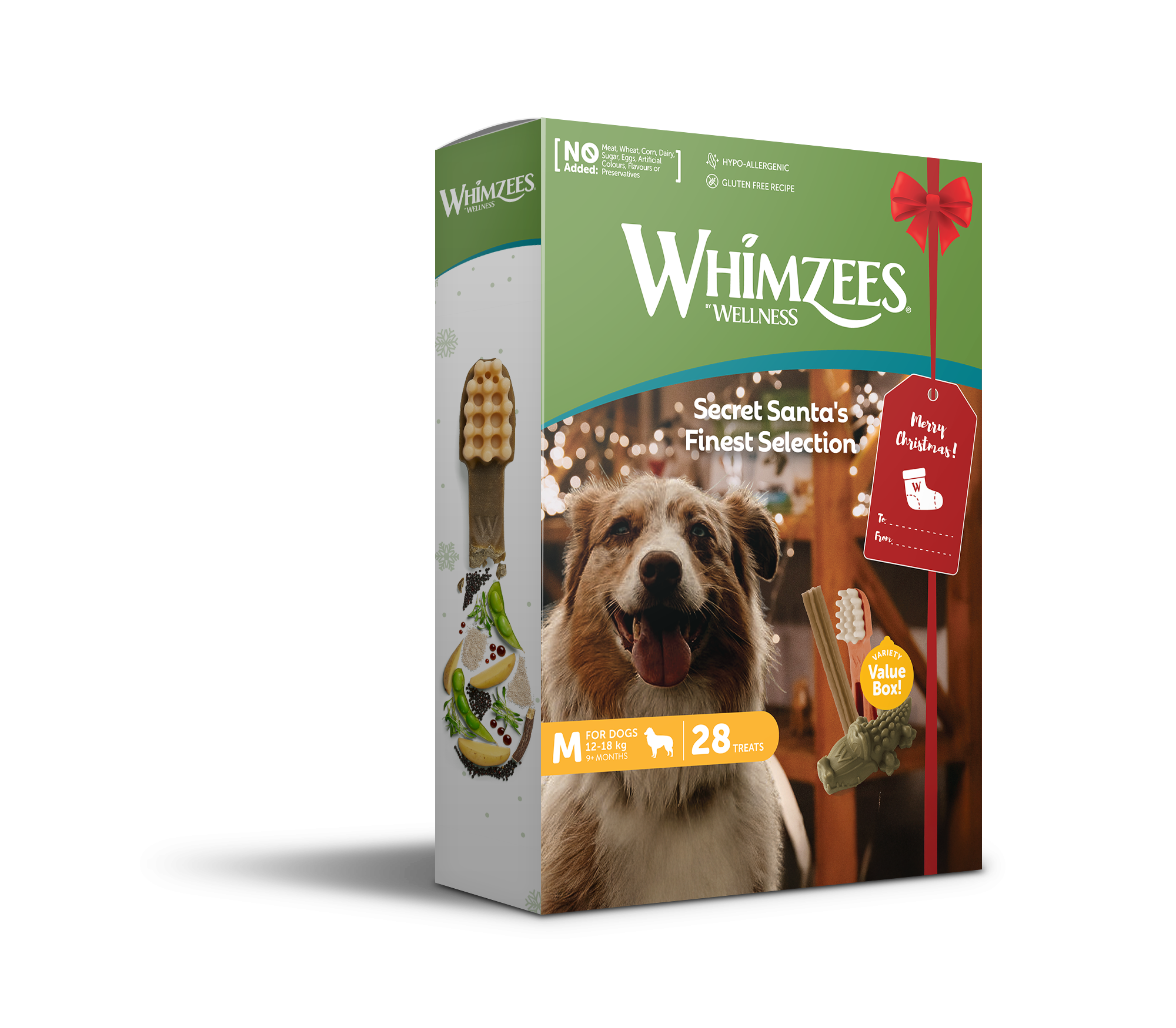 Whimzees Value Variety Box 28pk Medium x 1