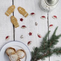 Christmas Wooden Table Scatter - Pack of 24