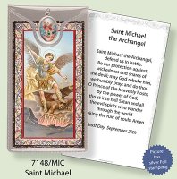 Picture Medal & Foil Leaflet/St.Michael   (7148/MIC)