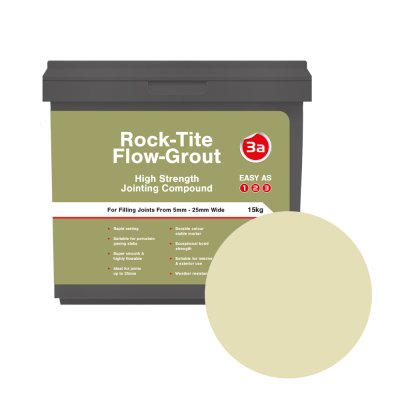 Rock-Tite Flow Grout Stone Beige 15kg