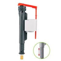 Wirquin Pro Jollyfill 1/2" Brass Tail Telescopic Bottom Entry Inlet Valve Ultra Quiet 16110201