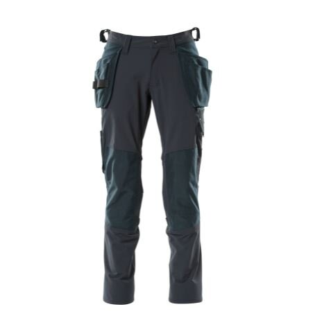 Mascot Full Stretch Trousers with Holster 18031 Black W36.5 L30 76C52 XD