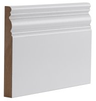 White Primed Georgian Skirting 3.6m x 144mm x 16mm