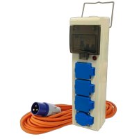 Royal Leisure Deluxe 15m Mobile Mains Lead With x2 USB Sockets