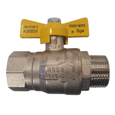 Bolkraan gas vl.3/4MF-EN 331 MOP 5