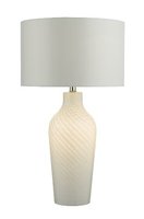 Cibana Table Lamp Dual Source, White with Shade | LV1802.0121