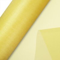 Organza Snow Sheer Roll Yellow - 29cm x 25m