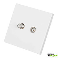 Vimark Twin Satellite & TV Socket