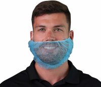 UCI BEARDCOVER- BLUE CARTON OF 1000