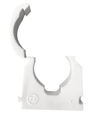 Speedfit Pipe Clip White 22mm